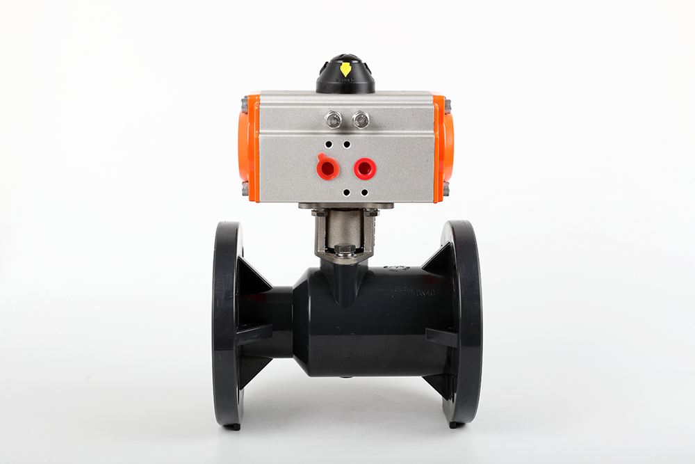 惠济气动法兰一体球阀